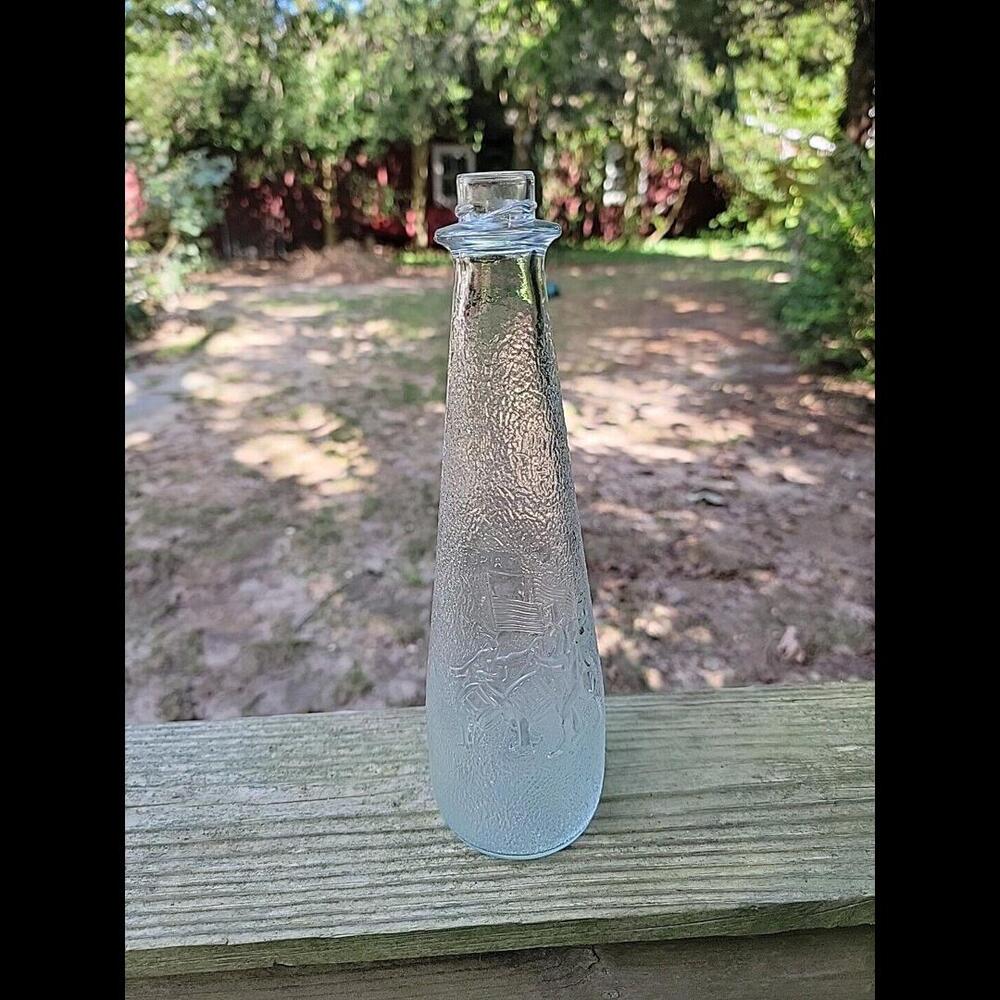 Antique Glass General George Washington Eagle Bottle